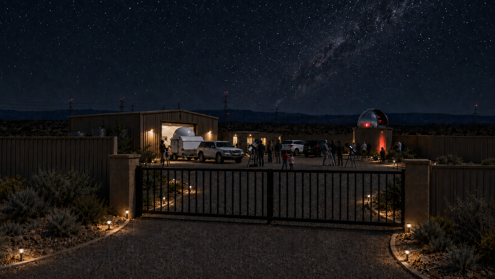 AI generated artwork of an astronomy outreach at Lot 2